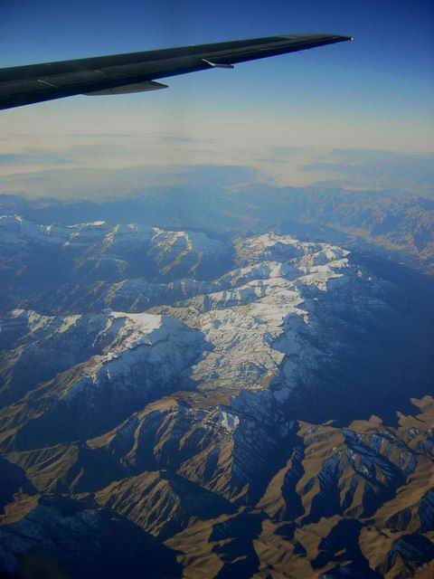 Afghanistan, viewed from above