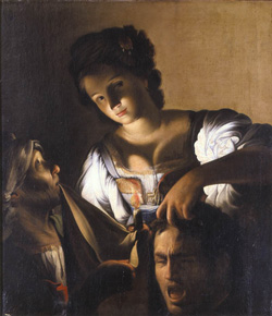 Carlo Saraceni, Judith mit dem Haupt des Holofernes, Kunsthistorisches Museum, Wien