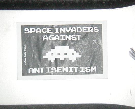 Space Invaders against Antisemitism